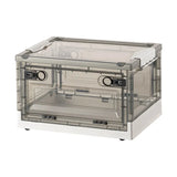 Foldable Storage Trunk Open Storage Box Transparent Storage Bin Home Wardrobe Clothes Organizer Large Capacity Sundries Box