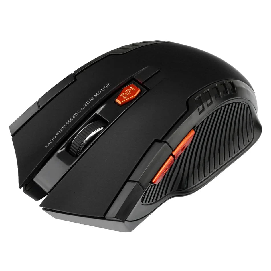 2.4G 6 Buttons Wireless Mouse 1600DPI Optical Mouse Gamer for Computer Wireless Mice with USB Receiver for PC Laptop Accessories