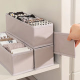 Foldable Underwear Socks Storage Box Panties Storage Boxes Clothes Organizer Cabinets Drawers Bedroom Wardrobe Separator Case
