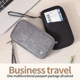 Passport Holder Bag Family Rfid Blocking Passport Wallet Travel Essentials Wallet Travel Document Organizer Credit Cards Case