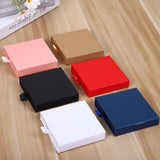 New Drawer Jewelry Box for Necklace Bracelet Earrings Ring Brooches Gift Organizer ExquisiteThicken Paper Storage Box Jeweler