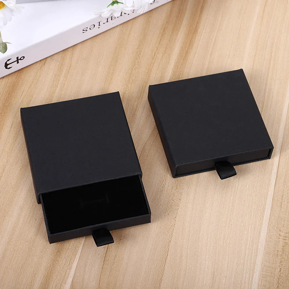 New Drawer Jewelry Box for Necklace Bracelet Earrings Ring Brooches Gift Organizer ExquisiteThicken Paper Storage Box Jeweler