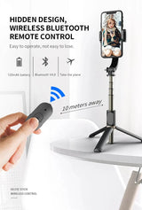 FGCLSY 2024 Gimbal Stabilizer Selfie Stick Tripod Monopod