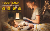 13 Color LED Changing Night Light RGB Remote Control Touch Dimmable Lamp Portable Table Bedside Lamp USB Rechargeable Night Lamp
