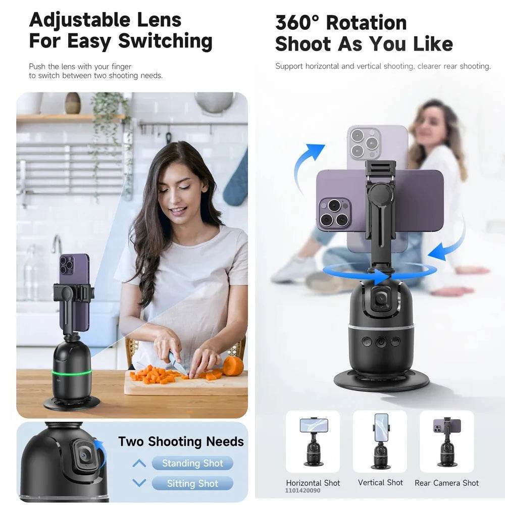 FANGTUOSI AI Smart Gimbal 360° Face Tracking Stabilizer
