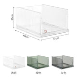Large Capacity Foldable Storage Box Plastic Clothes Organizer Transparent Home Storage Trunk for Clothes Sundries Organizer