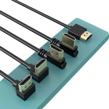 90 Degree HDMI 2.0 Cable - Graphene Enhanced for Space-Saving Installations | 8K, 3D & High Refresh Rate Aux Cable  Hdmi Cable