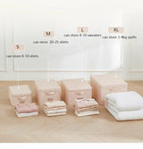 Fabric Foldable Storage Box With Lid Organizer For Clothes Large Capacity Quilt Blanket Toy Storage Closet Wardrobe Organizer