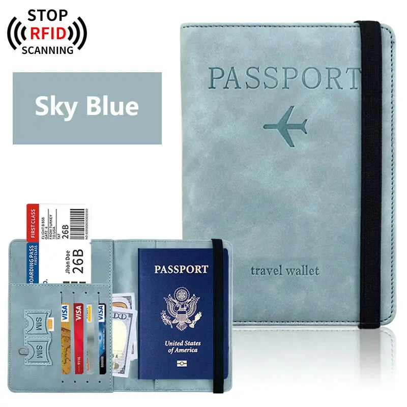 Passport Holder for Travel Essentials  Passport Wallet Cover Case for Travel  Accessories,Passport Book Holders for Women/Men