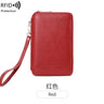 Minimalist and fashionable RFID passport holder multifunctional PU leather travel accessory passport holder wallet holder unisex