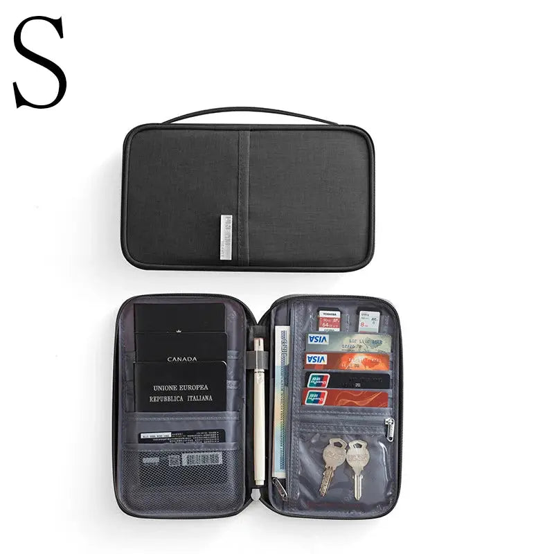 Passport packs Wallet Family Passport Holder Multi Functional Document Case Organizer Travel accessories Document Bag Cardholder