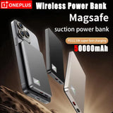 Oneplus Magsafe Power Bank Fast Charging Portable Ultra-thin Magnetic Wireless Digital Display Power Bank Usb Type C Lightning