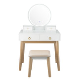 Set 3 Makeup Vanity Table Color Lighting Jewelry Divider Dressing Table