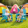 Set of 2 All-Weather Outdoor Kids Patio Seating with Ergonomic Design