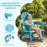 Set of 2 All-Weather Outdoor Kids Patio Seating with Ergonomic Design