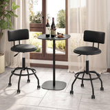 Modern Swivel Height Adjustable Bar Stool with Backrest
