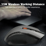 2.4G 6 Buttons Wireless Mouse 1600DPI Optical Mouse Gamer for Computer Wireless Mice with USB Receiver for PC Laptop Accessories