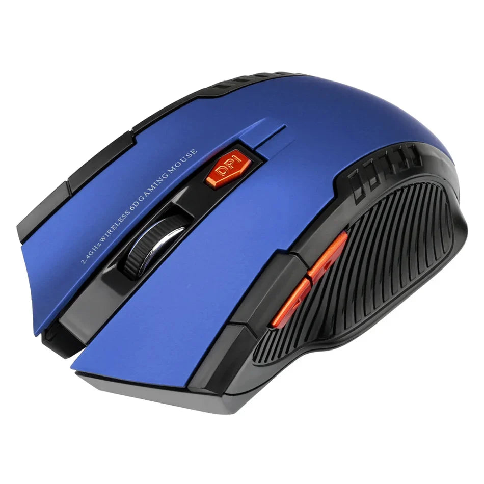 2.4G 6 Buttons Wireless Mouse 1600DPI Optical Mouse Gamer for Computer Wireless Mice with USB Receiver for PC Laptop Accessories