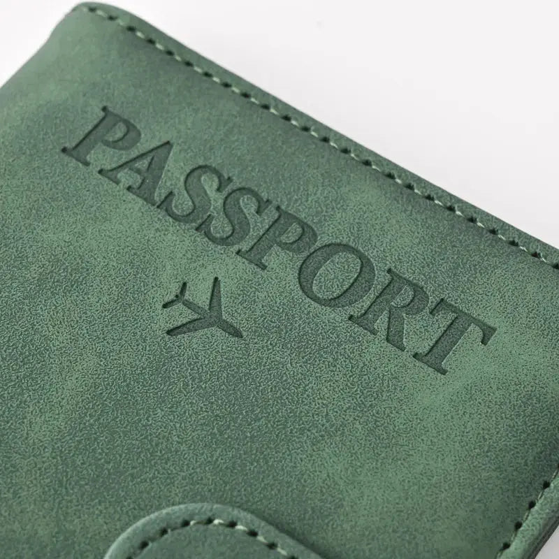 Passport Covers Women Men Letter Print Passport Holder Flight Ticket Clips ID Bank Credit Card Holder Passport Travel Organizer