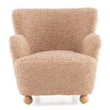 Sherpa Kids Sofa Comfy Toddler Armchair with Solid Rubber Wood Legs