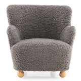 Sherpa Kids Sofa Comfy Toddler Armchair with Solid Rubber Wood Legs