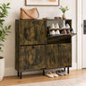 Shoe Storage Cabinet with 4 Flip Drawers and Aluminum Legs for Foyer and Hallway