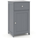 Single Door Bathroom Cabinet with Adjustable Shelf and Drawer