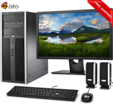 HP Tower Desktop Business PC Intel 3.10GHz 500GB HDD with 19" LED Wifi Speakers Windows 11