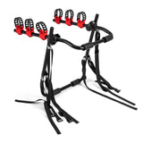 Superbuy Trunk Mount 3-Bike Rack with Anti-Sway Straps & Soft Padding for SUV