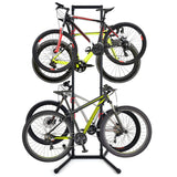 Adjustable Bike Storage Rack with Vertical Stand for 4 Bikes and Garage