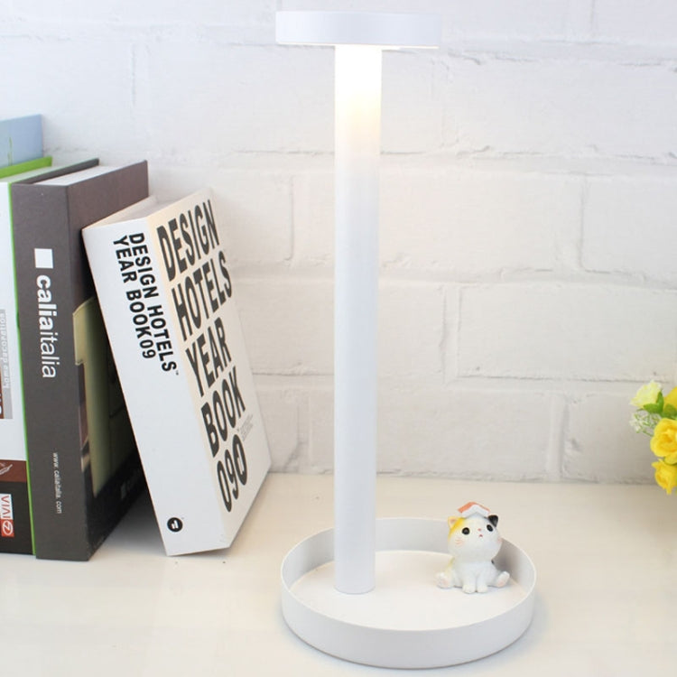 BC965 Student Eye Protection USB Waterproof LED Table Lamp Bedside Bar Table Lamp, Colour: White Storage