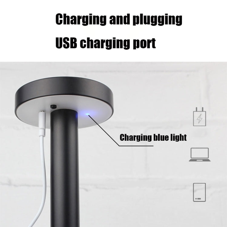 BC965 Student Eye Protection USB Waterproof LED Table Lamp Bedside Bar Table Lamp, Colour: White Storage