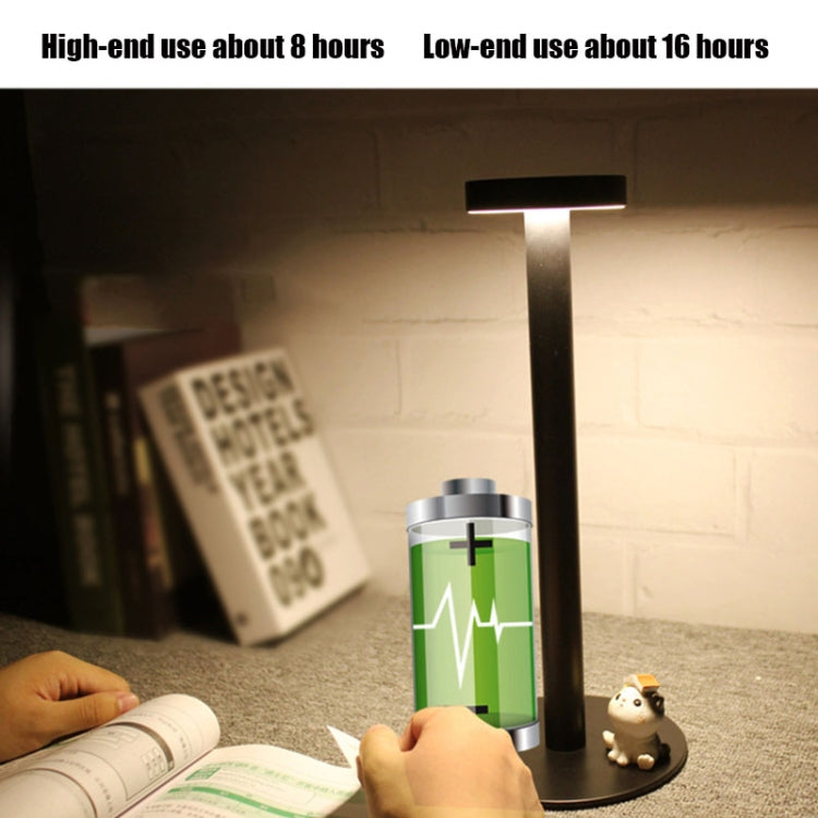BC965 Student Eye Protection USB Waterproof LED Table Lamp Bedside Bar Table Lamp, Colour: Yellow Marble Pattern