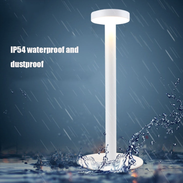 BC965 Student Eye Protection USB Waterproof LED Table Lamp Bedside Bar Table Lamp, Colour: Yellow Marble Pattern