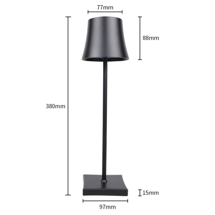 BC963B LED Student Eye Protection Table Lamp Bar Atmosphere Lamp Baby Feeding Bedside Lamp(Gold)