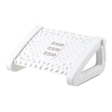 Office Computer Set Up Foot Stool Foot Massage Pedal(White)