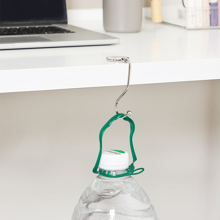3 PCS  Removable Office Desk Side Hook Hanging Bag Hook(Leave Me)