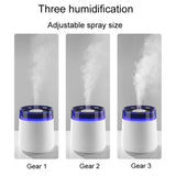 H10 Home Portable Office Aromatherapy Diffuser Running Horse Night Light Large Fog Humidifier(White)