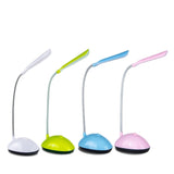 2 PCS Flexible Adjustable Portable Bedroom Reading Desk Lamp LED Night Light for Children(White)