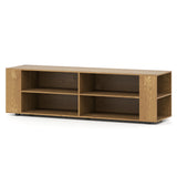 Console Storage Entertainment Media Wood TV Stand