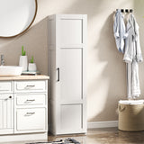 Tall Storage Cabinet with 4 Storage Shelves for Bathroom Living Room