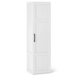 Tall Storage Cabinet with 4 Storage Shelves for Bathroom Living Room