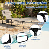 Tanning Chair with Face Arm Holes Folding Chair