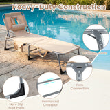 Tanning Chair with Face Arm Holes Folding Chair