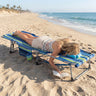Tanning Chair with Face Arm Holes Portable Sunbathing Chair