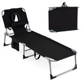 Tanning Chair with Face Arm Holes Folding Chair