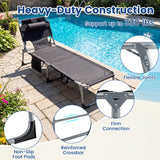 Tanning Chair with Face Arm Holes Folding Chair