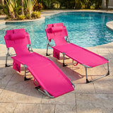 Tanning Chair with Face Arm Holes Folding Chair