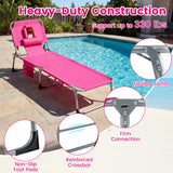 Tanning Chair with Face Arm Holes Folding Chair