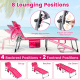 Tanning Chair with Face Arm Holes Folding Chair